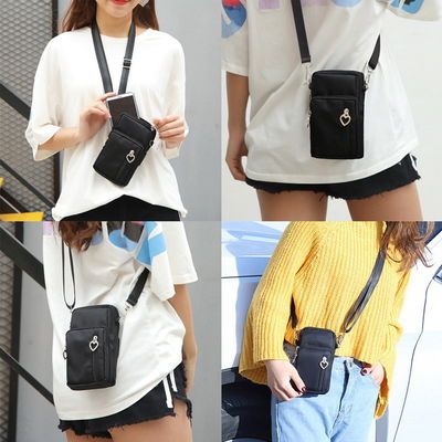 2022 Newest Women Sports Mini Square Bags Messenger Cellphone Pouch Key Wallet Arm Phone Bag Outdoor Running Pack Multi Pockets