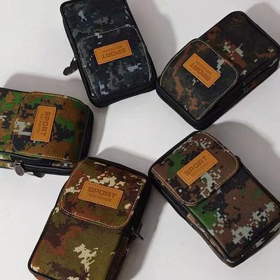 2022 Factory price waterproof 6.5 inch cell phone bag multi function phone waist pouch belt clip wallet for man