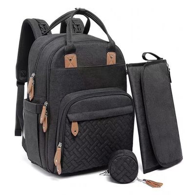 Convenient Multifunctional Mommy Diaper Bag Oxford Cloth Stylish Mother Bag