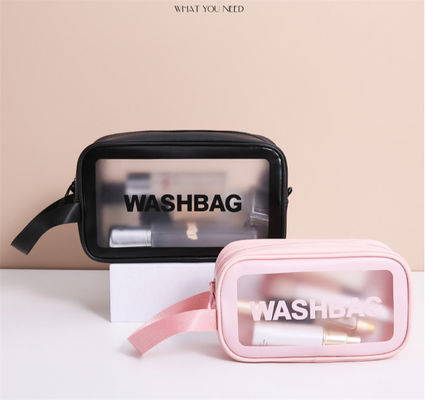 Transparent Waterproof Travel Wash Bag Hanging Makeup Storage Pouch