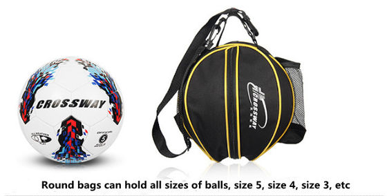 Factory Price Portable Sport Ball Shoulder Bag Football Volleyball Storage Backpack Handbag Round Shape Shoulder Strap Knapsacks