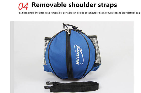 Factory Price Portable Sport Ball Shoulder Bag Football Volleyball Storage Backpack Handbag Round Shape Shoulder Strap Knapsacks