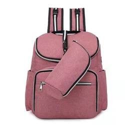 2 In1 Infant Baby Diaper Backpack Mami Mummy Bag With USB Charger