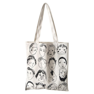 2022 Factory Customize  Reusable Shopping Bag Fashion Women Canvas Tote  Printing   Eco Shopper Bags Shoulder Bags handbag