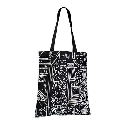 2022 Factory Customize  Reusable Shopping Bag Fashion Women Canvas Tote  Printing   Eco Shopper Bags Shoulder Bags handbag