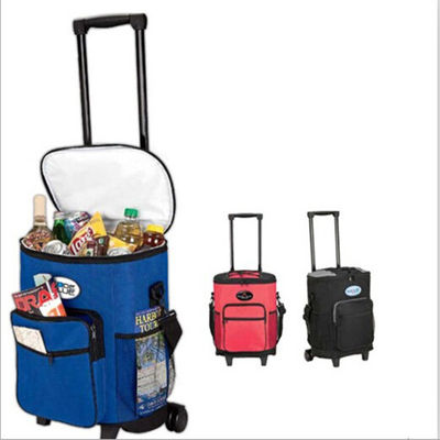 Factory Direct wholesale portable shopping trolley large insulated thermal food carry bag/insulted cooler bag