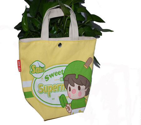 Fashion OEM portable  cotton Lunch  bag customize  canvas women Shopping  shoulder bag Tote  school bag for kids