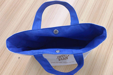 Custom Cotton Canvas Tote Bags Reusable 10oz Foldable Shopping Bag 100% Cotton