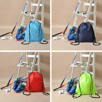 Gym Storage Nylon Drawstring Bag Backpack Riding Shoes Clothes Laundry Lingerie Travel Pouch