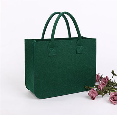 2021Eco-Friendly ladies felt shopping bag women handbag  tote bag leisure felt fabric bag promotional custom logo