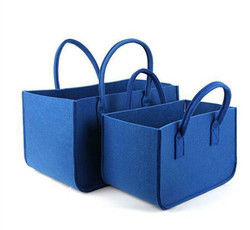 2021Eco-Friendly ladies felt shopping bag women handbag  tote bag leisure felt fabric bag promotional custom logo