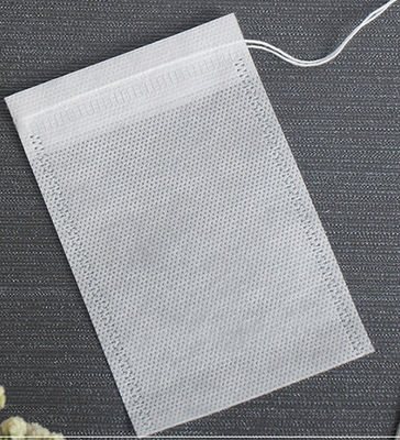 Customized  Disposable  PP Non Woven  empty    Tea  bag coffee filter pocket  Herb Loose  bag with drawstring