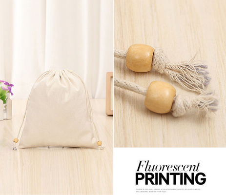 Customize Cotton Dust Bag Small Linen Drawstring Bag Canvas For Shoes Gift Present