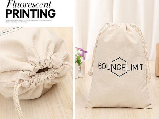 Customize Cotton Dust Bag Small Linen Drawstring Bag Canvas For Shoes Gift Present