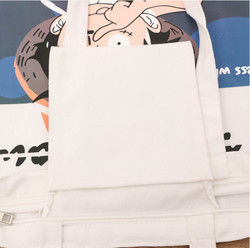 high quality  reusable canvas   shopping bag ladies tote bags with zipper fashionable cotton  handbag school bag for kids