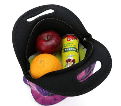 Reusable SBR Insulated Tote Lunch Bag Outdoor Waterproof Neoprene Cooler Bag