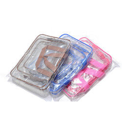 ODM PVC Cosmetic Bag Organizer Clear Toiletry Bag Set For Lady