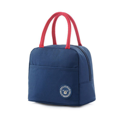 Custom pink insulated lunch cooler bag with oem service for school