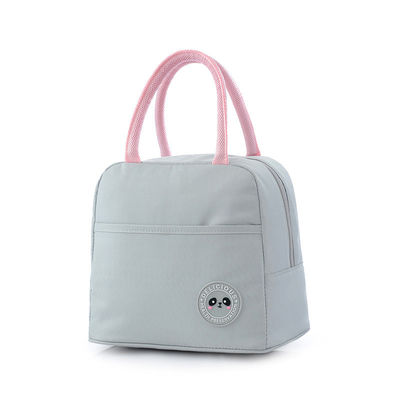 Custom pink insulated lunch cooler bag with oem service for school