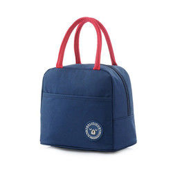 Custom pink insulated lunch cooler bag with oem service for school