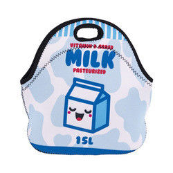 Fashion Neoprene Insulated Tote Lunch Bag For Kids Waterproof Cooler Tote Bag