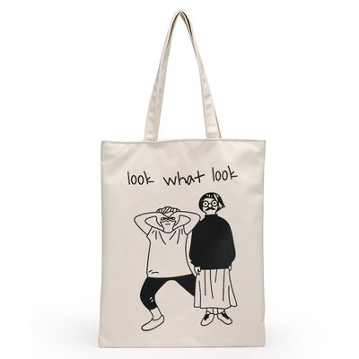 ODM Foldable Eco Canvas Bags Cotton Canvas Tote Shopper Bag