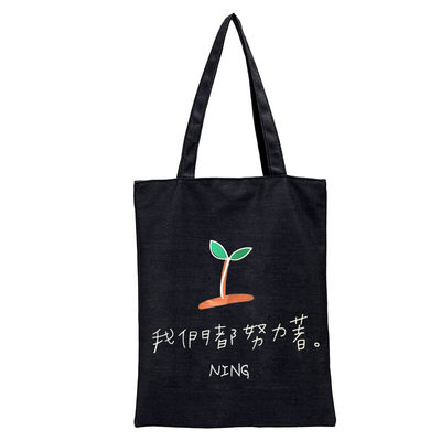 ODM Foldable Eco Canvas Bags Cotton Canvas Tote Shopper Bag