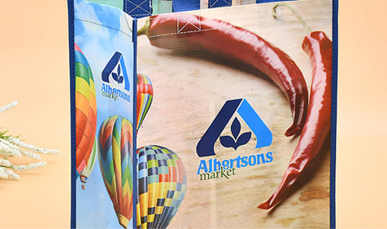 Factory cross-border wholesale laminating shopping bags used by supermarkets to go shopping