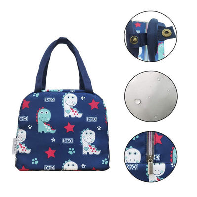 Hot selling  portable canvas  insulated  bag reusable  cooler bag waterproof  lunch bag  tote kids cooler  for food delivery