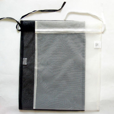 Foldable Mesh Nylon Drawstring Bags Portable Small For Gift