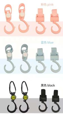 Factory  Baby Products gift  360 degree rotation  baby stroller hook bebe  Pushchair Belt Snap Buckle Hook  Buggy Clips Hanger