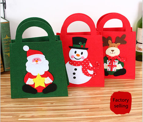 20*28cm Felt Tote Bag Cartoon DIY Designer Christmas Handbags