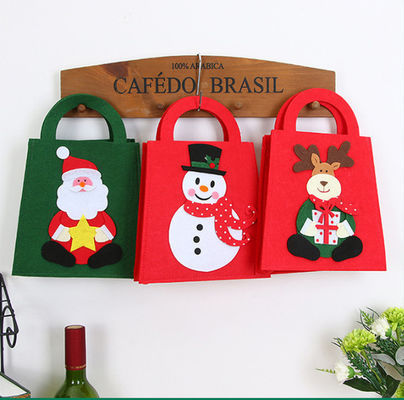 20*28cm Felt Tote Bag Cartoon DIY Designer Christmas Handbags