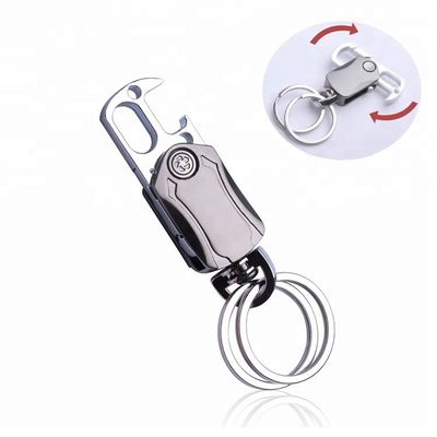 Multi-functional Design Spinner And Bottle Opener Metal Keychain