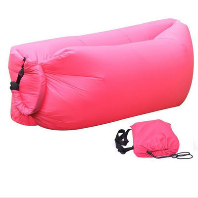 Custom Logo Inflatable Air Bed Sofa Lounger Couch Chair Bag Outdoor Camping Beach Inflatable Couch Sofa For Adult