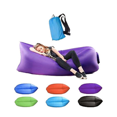 Hot Sale Sleeping Bag Waterproof Inflatable Bag Lazy Sofa Camping Sleeping bags Air Bed Adult Beach Lounge Chair Fast Folding