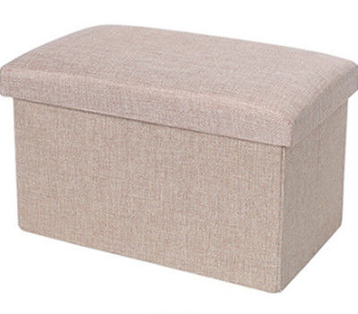 Satin folding storage box chair