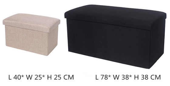 Satin folding storage box chair