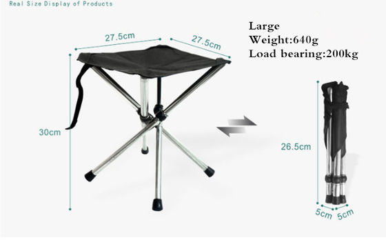 Fishing stool new stainless steel folding stool outdoor portable telescopic stool camping fishing chair