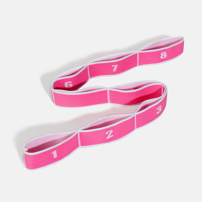 Customized Pull Strap Belt Polyester Latex Elastic Latin Dance Stretching Band Loop