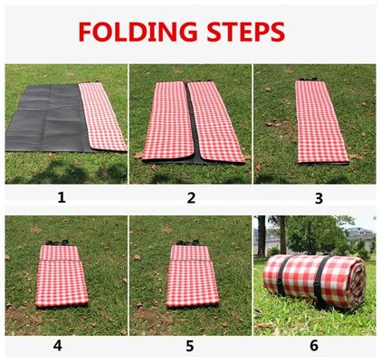 Polyester PEVA Outdoor Picnic Mat Waterproof And Moistureproof