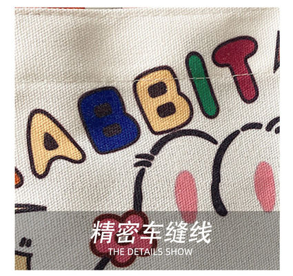 Winnie The Pooh Rubber Stamp Shopping Bag Kiki Titi Cartoon Shoulder Canvas Ladies