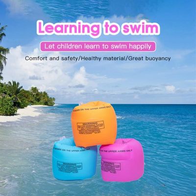 Kids Swimming Arm Ring Foldable PVC Inflatable Float Air Sleeves Circle