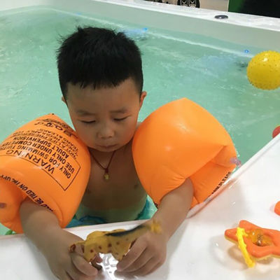 Kids Swimming Arm Ring Foldable PVC Inflatable Float Air Sleeves Circle
