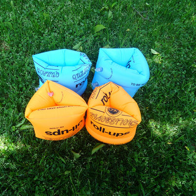 Kids Swimming Arm Ring Foldable PVC Inflatable Float Air Sleeves Circle
