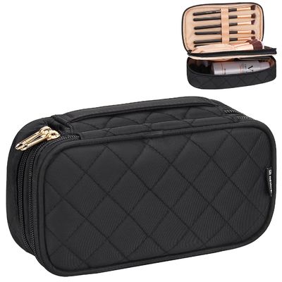 Lager Capacity Double Layer Toiletry Bag With Handle