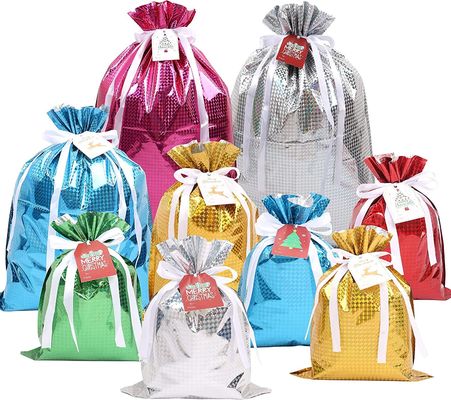 Christmas Candy Plastic Packaging Bag Lightwieight Custom Printing