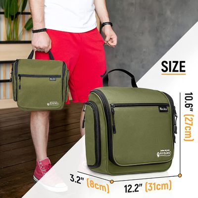 Large Hanging Travel Toiletry Bag for Men and Women Waterproof Bag with Hook for Toiletries Makeup Cosmetics