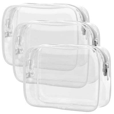 Approved Toiletry Bag Quart Size Bag, Travel Makeup Cosmetic Bag
