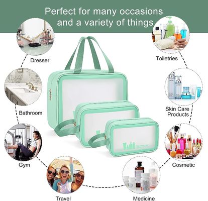 Toiletry Bag for Women Men,  Waterproof Makeup Cosmetic Bag Travel Organizer for Accessories